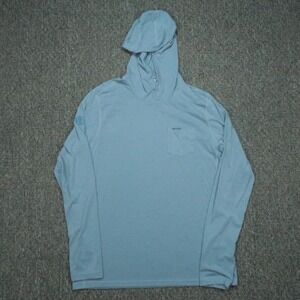 Poncho Outdoor Hoodie Mens Large Blue Performance Pullover Dallas Mavericks